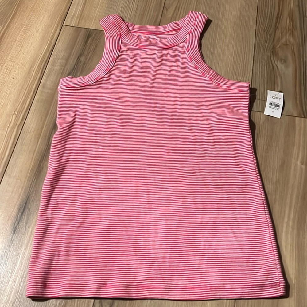 Striped Loft Tank Top NWT